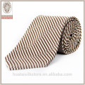Wholesale high quality color woven wool lining silk neck tie